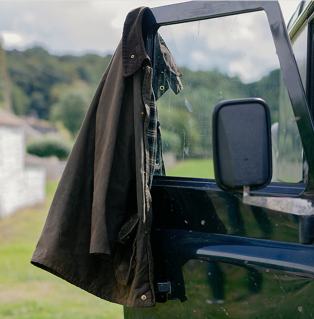 バブアーはオイルの臭いが・・・