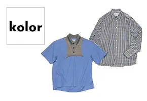 kolor(カラー) シャツ
