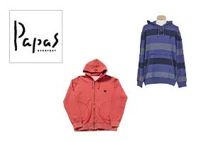 Papas(パパス) パーカー