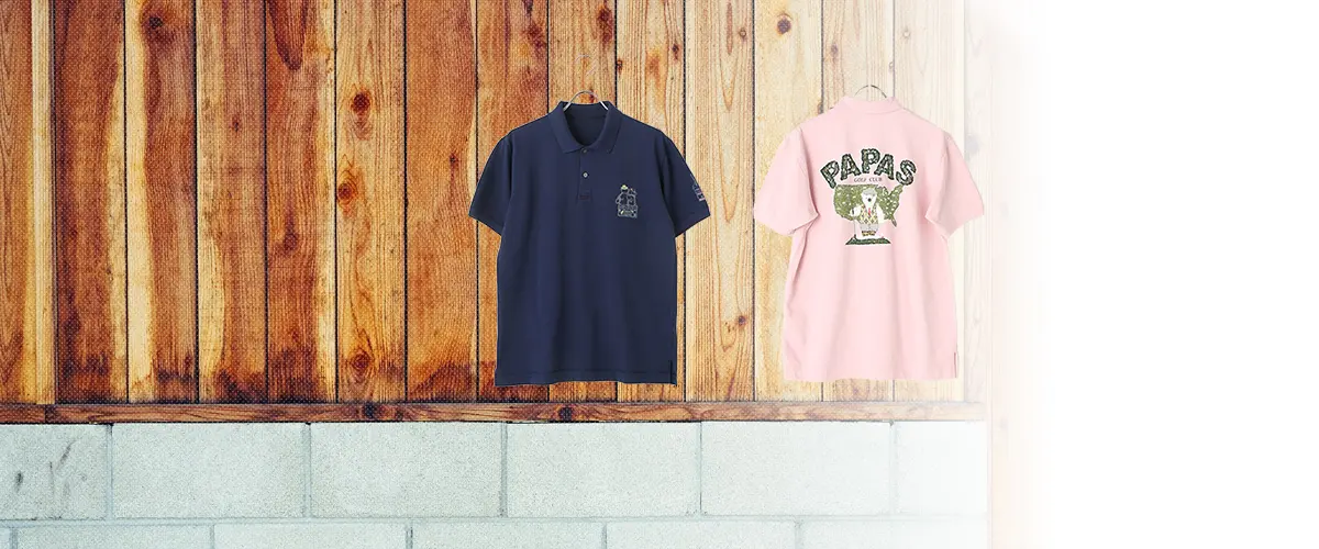 Papas(パパス) ポロシャツ