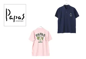 Papas(パパス) ポロシャツ