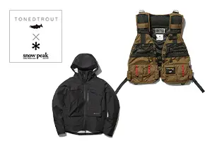 TONEDTROUT(トーンドトラウト) Snow Peakコラボ