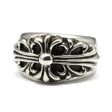 CHROME HEARTS(クロムハーツ) フローラルクロスリング