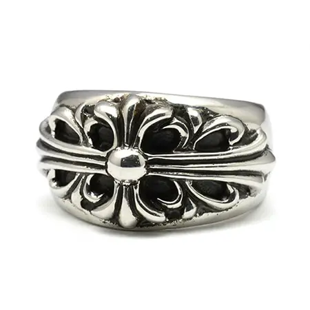 CHROME HEARTS(クロムハーツ) フローラルクロスリング