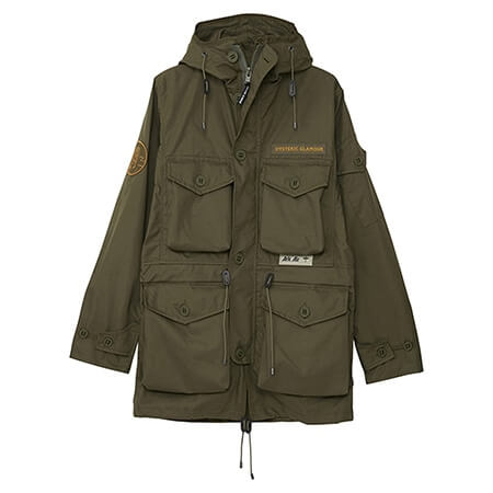 HYSTERIC GLAMOUR(ヒステリックグラマー)×ArkAir(アークエア)19AW UNLINED SMOCK