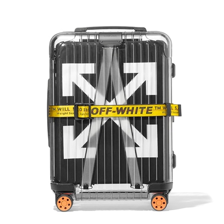 RIMOWA(リモワ)×OFF-WHITE(オフホワイト)18SS Essential See Through Black 透明スーツケース 36L
