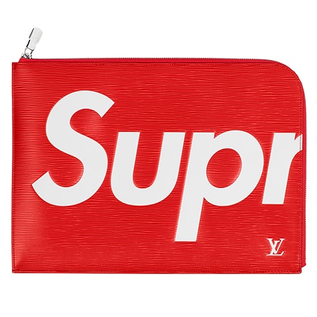 Supreme(シュプリーム)×Louis Vuitton(ルイヴィトン)17-18AW Pochette Jour GM クラッチバッグ