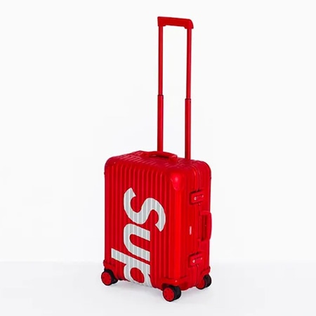 Supreme(シュプリーム)×RIMOWA(リモワ)18SS Topas Multiwheel 45L スーツケース RED
