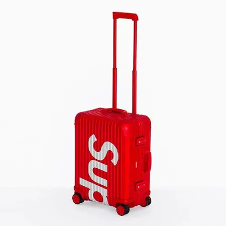 Supreme(シュプリーム)×RIMOWA(リモワ)18SS Topas Multiwheel 45L スーツケース RED