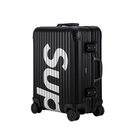 Supreme(シュプリーム)×RIMOWA(リモワ)18SS Topas Multiwheel 45L スーツケース BLACK