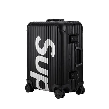 Supreme(シュプリーム)×RIMOWA(リモワ)18SS Topas Multiwheel 45L スーツケース BLACK