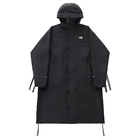 THE NORTH FACE(ザ ノースフェイス)×HYKE(ハイク) 19AW GTX PRO Hooded Coat フード付きGORE-TEXサイドジップマウンテンロングコート Black