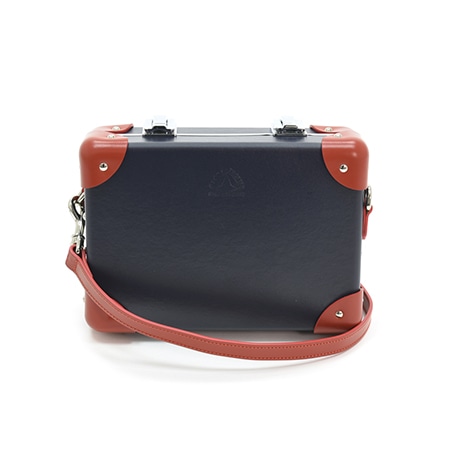 GLOBE-TROTTER(グローブトロッター) 19AW サン・モリッツ ミニチュアケース ネイビー×レッド