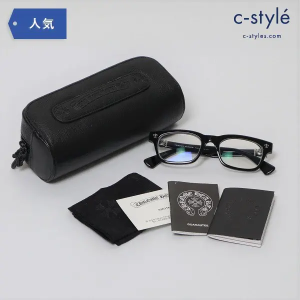 CHROME HEARTS(クロムハーツ) GITTIN ANY? Black (49) 度入りレンズ付きメガネ 49-19-145