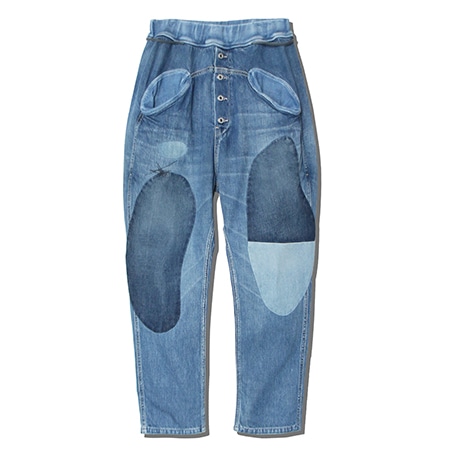 KAPITAL(キャピタル)11.5ozデニム マイニングダメージド サルエルヌーベルパンツ