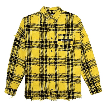 Palm Angels(パームエンジェルス)YELLOW CHECKED SHIRT