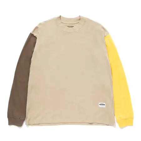 BEDWIN & THE HEARTBREAKERS(ベドウィン&ザハートブレイカーズ) L/S COLOR BLOCK T “PATTERSON”