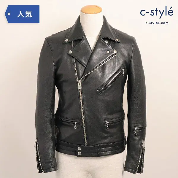 GALLIS ADDICTION ガリスアディクション  ダブル ライダース ジャケット 羊革 M