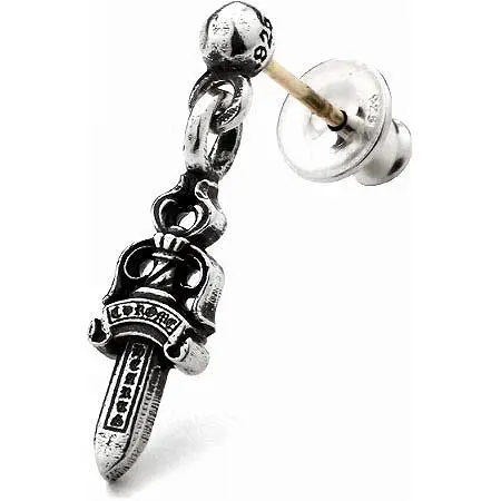 CHROME HEARTS(クロムハーツ)  ドロップ スタック ダガー ピアス