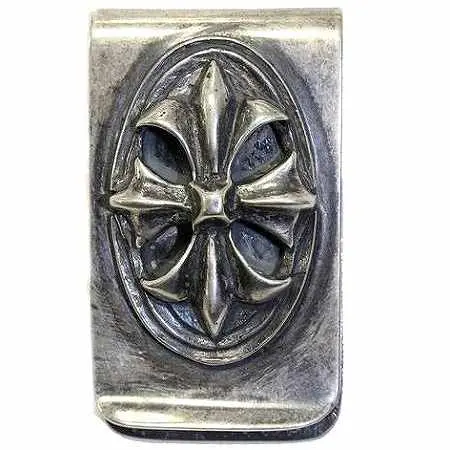 Gaboratory(ガボラトリー/ガボール) 生前 クロスオーバルマネークリップ シルバー