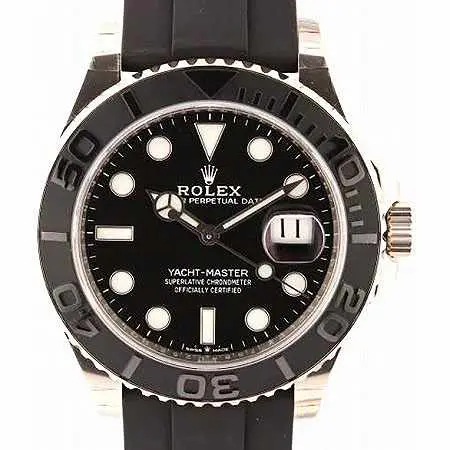 ROLEX(ロレックス) ヨットマスター 226659 ラバー AT 黒文字盤