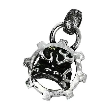 STARLINGEAR(スターリンギア) ネックレス SOBフレイムSギアロゴギアフェイスペンダント w/スピニングテクスチャー