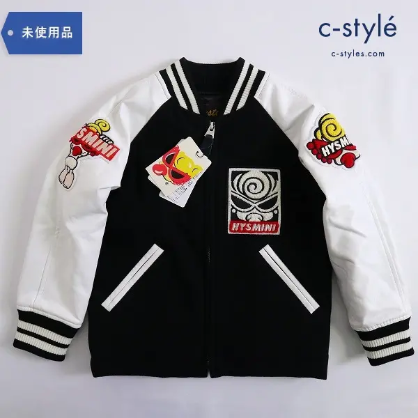 HYSTERIC MINI ヒステリックミニ 中綿 スタジャン 105cm ウール コート 子供服 黒