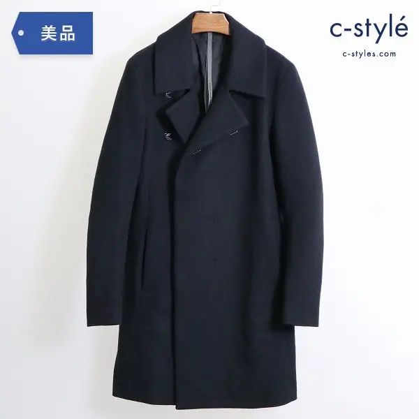 カズユキクマガイ アタッチメント カシミヤ混 3レイヤー ロング コート sizi 2