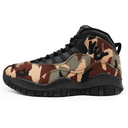 NIKE AIR JORDAN10(ナイキ エアジョーダン10) 10 RETRO DESERT CAMO/BLACK-LT CHOCOLATE