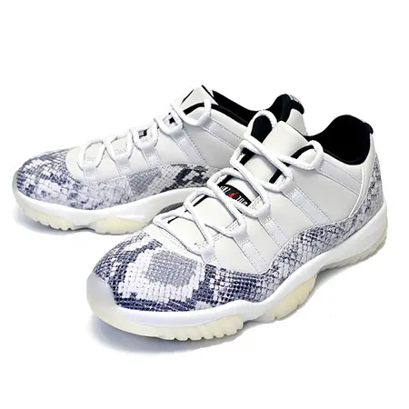 NIKE AIR JORDAN11(ナイキ エアジョーダン11) RETRO LOW LE SNAKE light bone/university red-sail