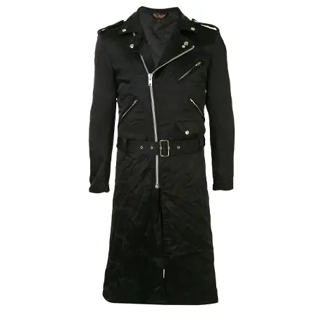 BLACK COMME des GARCONS(ブラックコムデギャルソン) ロングライン ライダースジャケット