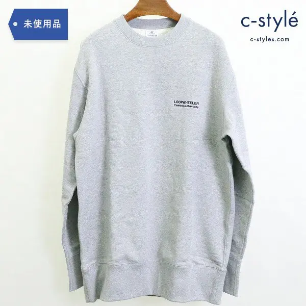 LOOPWHEELER × LOWERCASE URBS限定 別注 ライトウェイト ロゴ スウェット 吊り裏毛 XL グレー