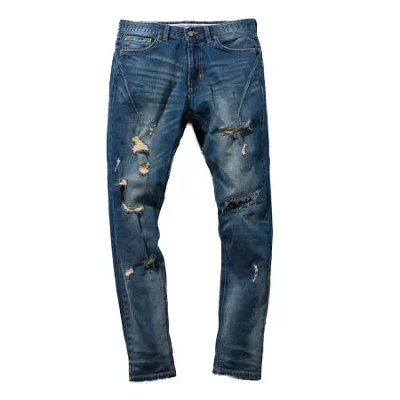 NUMBER (N)INE DENIM(ナンバーナインデニム)  ダメージ加工デニムパンツ