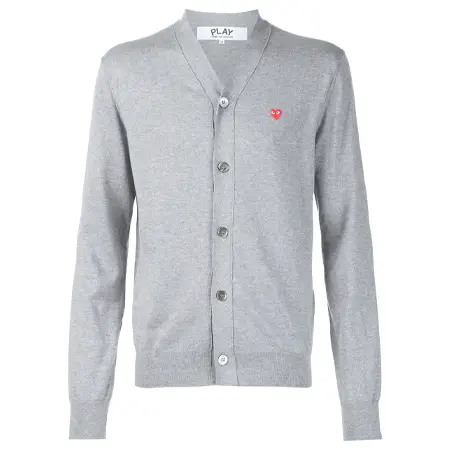 PLAY COMME des GARCONS(プレイコムデギャルソン) ハートロゴ カーディガン