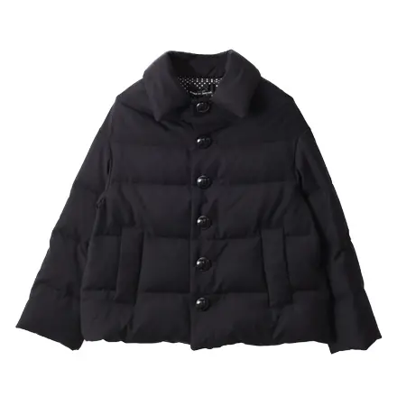 tricot COMME des GARCONS(トリココムデギャルソン) エステルレーヨンギャバダウンコート