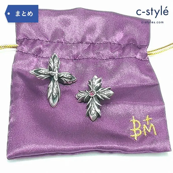 Bloody Mary ブラッディマリー 十字架 クロス ペンダントトップ 2点 シルバー925 BM