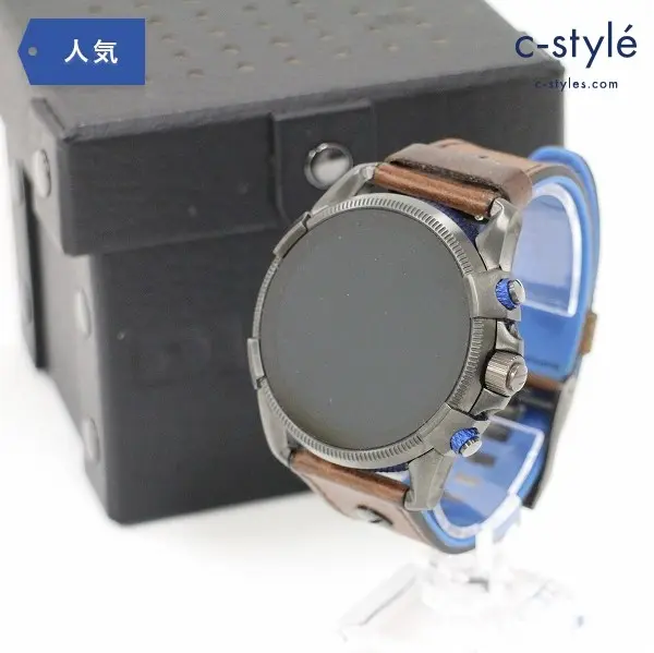 ディーゼル スマート ウォッチ DIESEL ON DW6D1 DZT2009 腕時計 革ベルト ラバー レザー