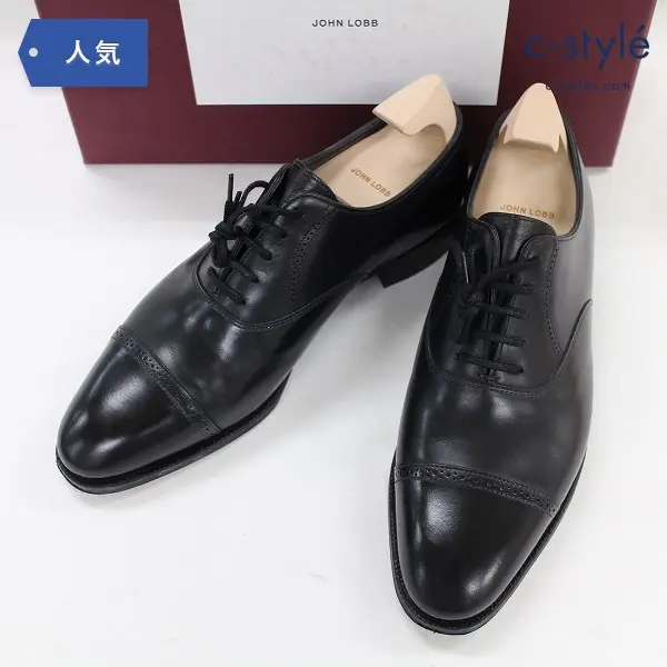 JOHN LOBB ジョンロブ ストレートチップ シューズ フィリップ  内羽根 7E 靴
