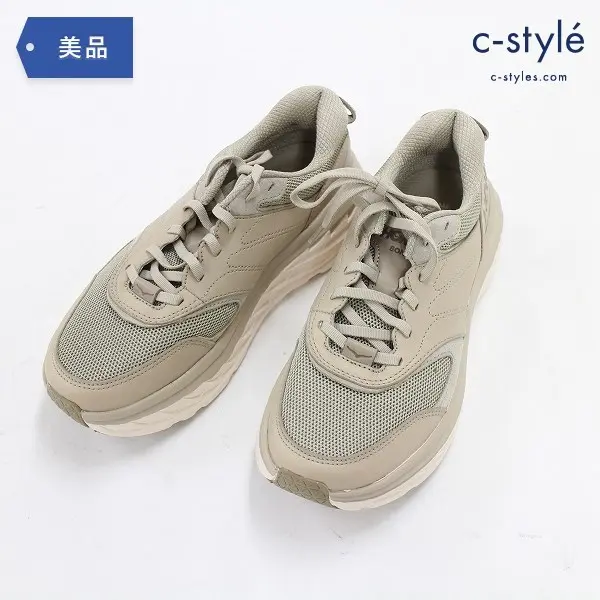 HOKA ONE ONE ホカオネオネ BONDI L スニーカー 25cm シューズ ベージュ