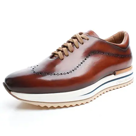 BRANCHINI CALZOLERIA(ブランキーニ カルツォレリア) レザースニーカー S4456-TRADE AV.BIS