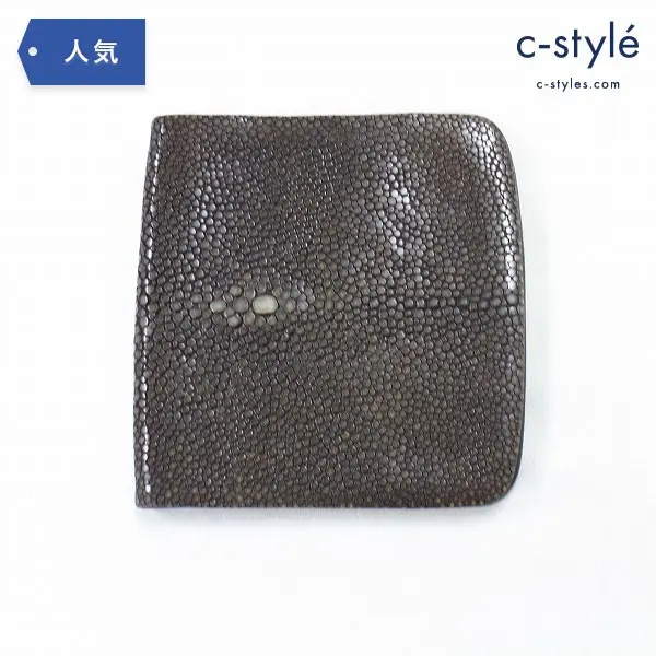 T･MBH ティーエムビーエイチ 呼薫 ? 二つ折り財布 ガルーシャ星付き レザー