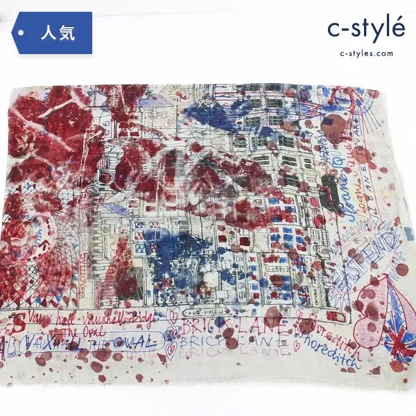 Faliero Sarti ファリエロ サルティ London ストール カシミヤ混