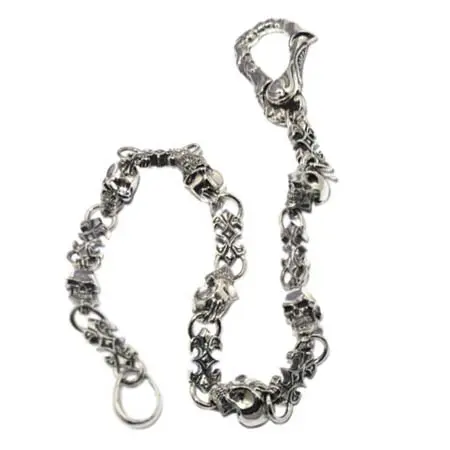 CRAZY PIG DESIGNS(クレイジーピッグデザイン) SKULL FOR SKULL ウォレットチェーン