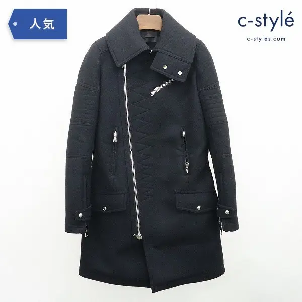 DIESEL BLACK GOLD ディーゼル ブラックゴールド メルトンウール コート 36