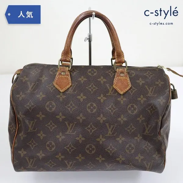 LOUIS VUITTON ルイ ヴィトン ハンドバッグ モノグラム スピーディ レザー