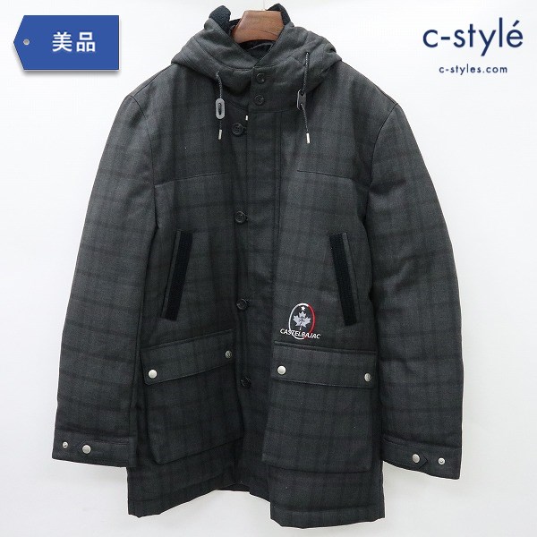 CASTELBAJAC カステルバジャック シャドーチェック ダウンコート size50