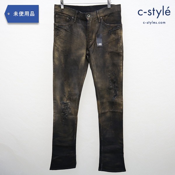 L.G.B. ルグランブルー パンツ size29 S-WOLF ブラック ゴールド