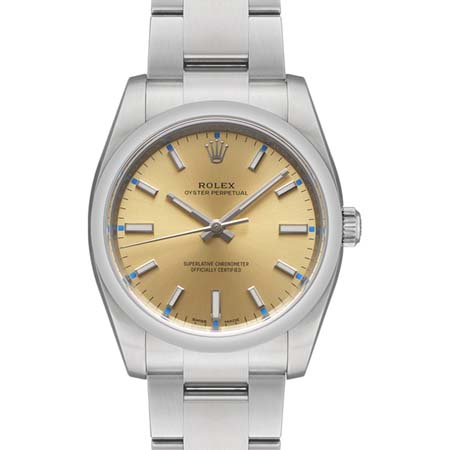ROLEX(ロレックス) オイスターパーペチュアル 114200 シャンパン