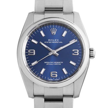 ROLEX(ロレックス) オイスターパーペチュアル 114200 ブルー