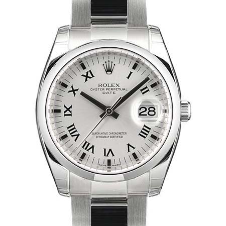 ROLEX(ロレックス) オイスターパーペチュアル デイト 115200 シルバー ローマ